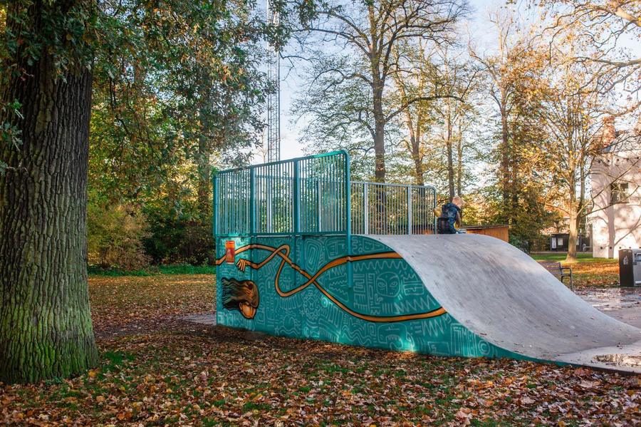 graffiti op het skatepark
